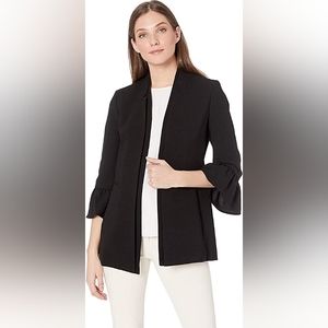 Nine West Ruffle Bell Cuffs Blazer Women's Size 12